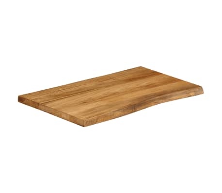 vidaXL Tafelblad met natuurlijke rand 90x60x2,5 cm massief mangohout