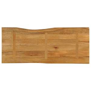 Stolní deska 140 x 60 x 2,5 cm živá hrana mangovníkové dřevo - obrázek 5