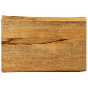 vidaXL lauaplaat, 60 x 40 x 3,8 cm, naturaalsete servadega, mangopuit