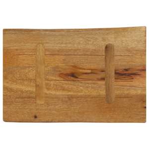 Stolní deska 60 x 40 x 3,8 cm živá hrana mangovníkové dřevo - obrázek 5