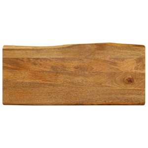 Stolní deska 80 x 40 x 3,8 cm živá hrana mangovníkové dřevo - obrázek 1