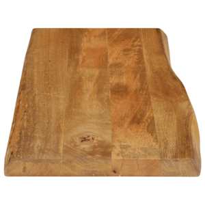 Stolní deska 80 x 40 x 3,8 cm živá hrana mangovníkové dřevo - obrázek 4