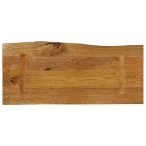 Stolní deska 80 x 40 x 3,8 cm živá hrana mangovníkové dřevo - obrázek 5