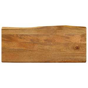 Stolní deska 90 x 40 x 3,8 cm živá hrana mangovníkové dřevo - obrázek 1