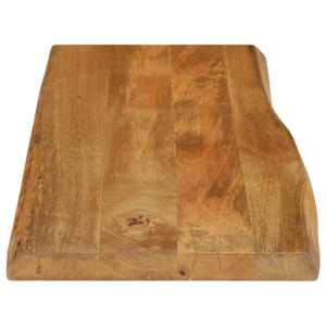 Stolní deska 90 x 40 x 3,8 cm živá hrana mangovníkové dřevo - obrázek 4