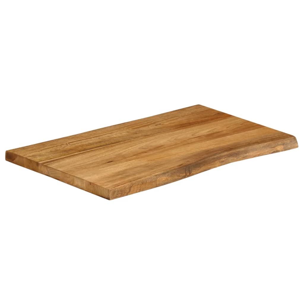 vidaXL Tafelblad met natuurlijke rand 70x60x3,8 cm massief mangohout afbeelding