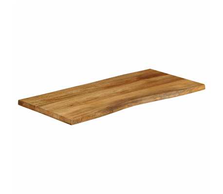 vidaXL Bor&eth;plata 110x60x3,8cm N&aacute;tt&uacute;rulegum Br&uacute;num Gegnheill Mang&oacute;vi&eth;ur