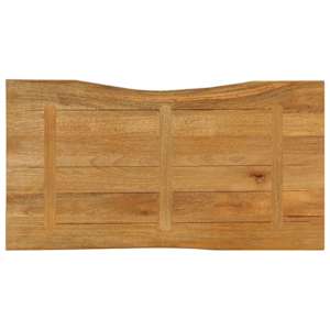 Stolní deska 110 x 60 x 3,8 cm živá hrana mangovníkové dřevo - obrázek 5