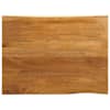 vidaXL lauaplaat, 110 x 80 x 3,8 cm, naturaalsete servadega, mangopuit