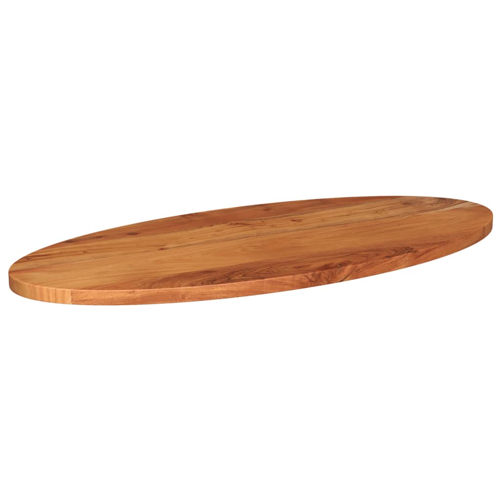 vidaXL Pöytälevy 100x40x3,8 cm ovaali täysi akasiapuu