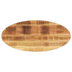 Stolní deska 120x50x2,5 cm oválná masivní mangovníkové dřevo - obrázek 1