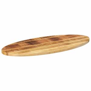 Stolní deska 120x50x2,5 cm oválná masivní mangovníkové dřevo - obrázek 2