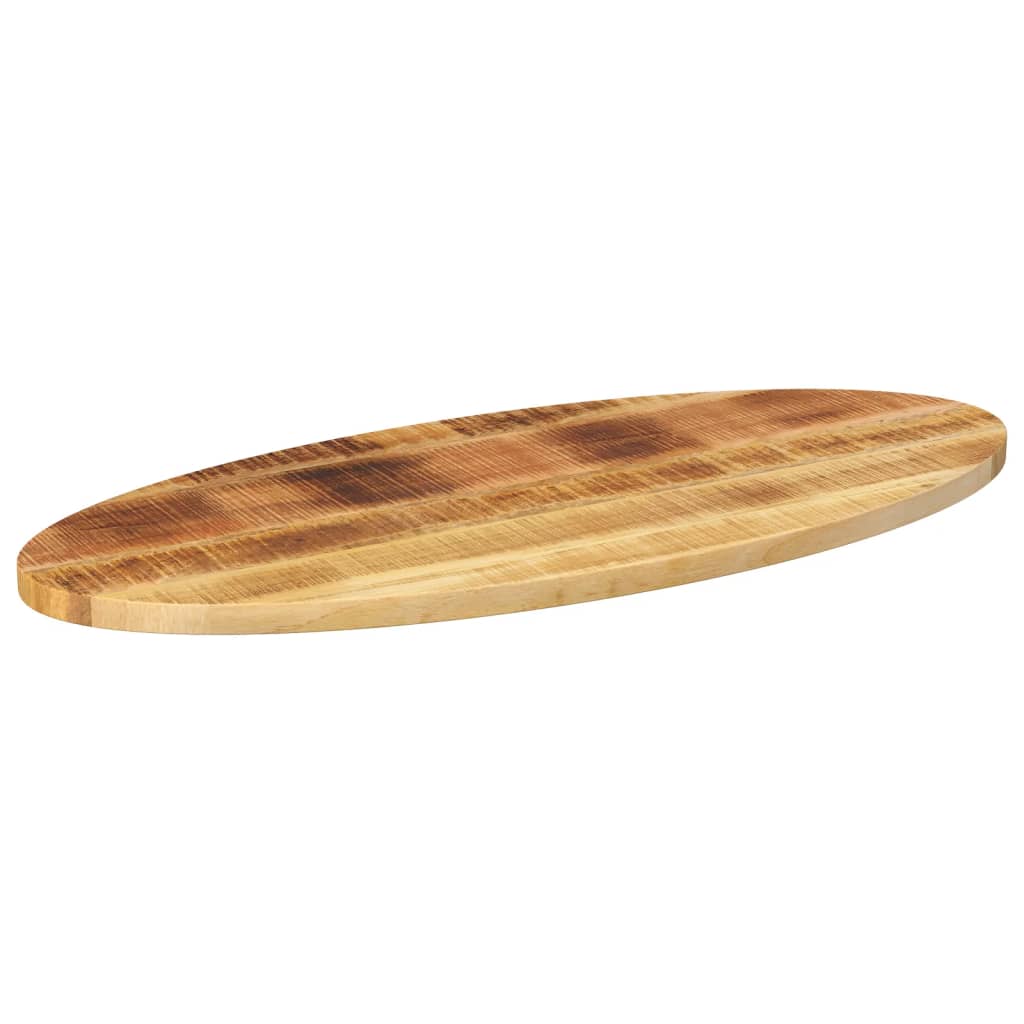 vidaXL Stolová doska 140x50x2,5 cm oválna masívny mangovník