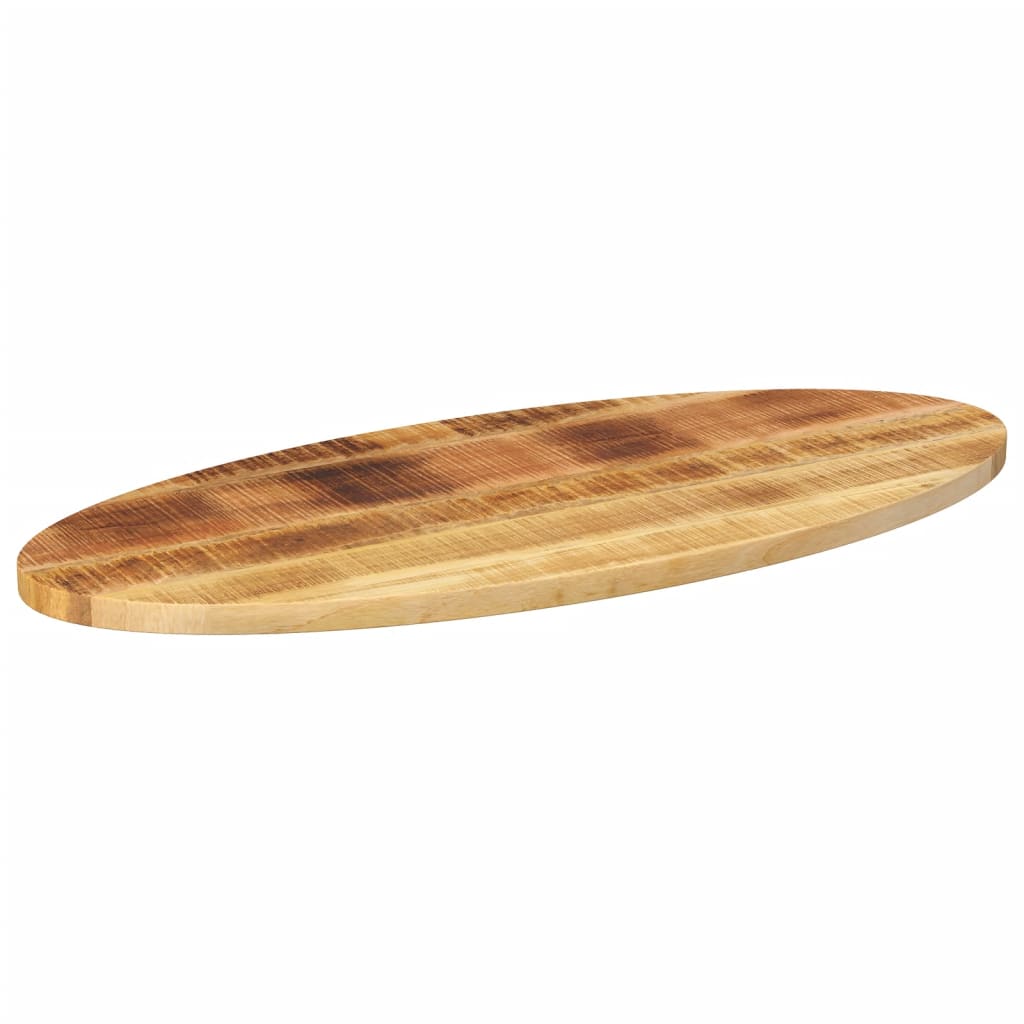 vidaXL Tafelblad ovaal 80x40x3,8 cm massief mangohout afbeelding