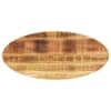 vidaXL ovaalne lauaplaat, 110x40x3,8 cm, mangopuit