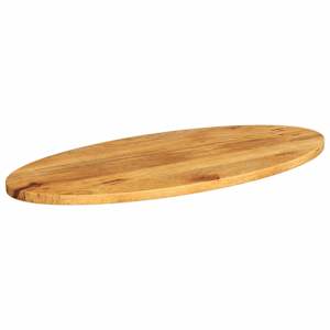 vidaXL Επιφάνεια Τραπεζιού Οβάλ 110x40x3,8 εκ. Μασίφ Ξύλο Μάνγκο