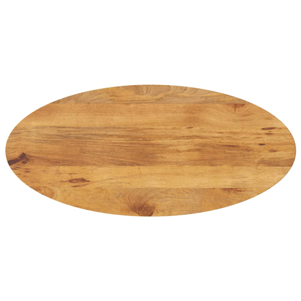 vidaXL Stolní deska 120x50x3,8 cm oválná masivní mangovníkové dřevo