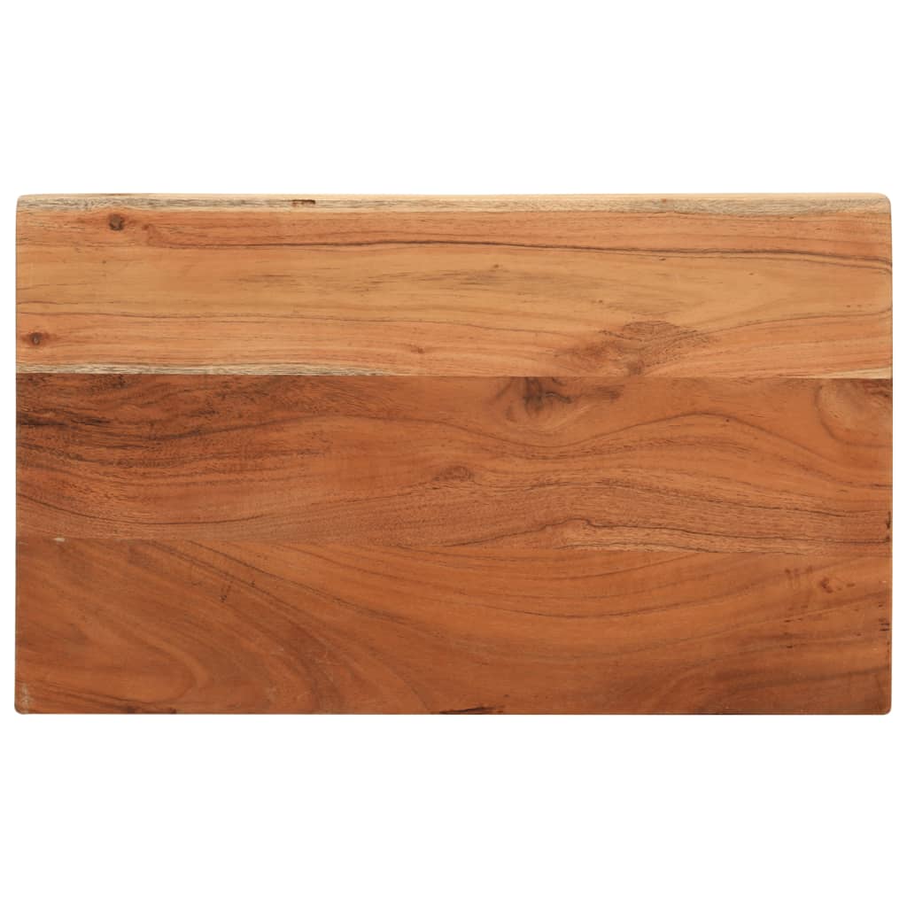 Tischplatte 40x20x2,5 cm Rechteckig Massivholz Akazie