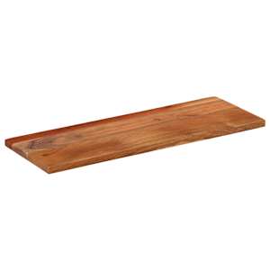 Stolní deska 90x20x2,5 cm obdélníková masivní akáciové dřevo - obrázek 2