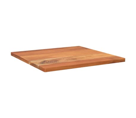 vidaXL Piano per Tavolo 40x40x2,5 cm Quadrato Legno Massello di Faggio