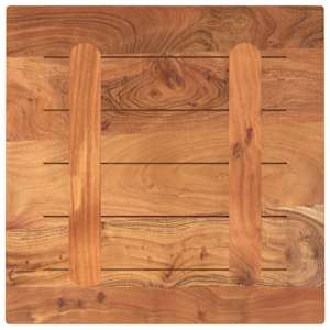 Stolní deska 40 x 40 x 2,5 cm čtvercová masivní akáciové dřevo - obrázek 5