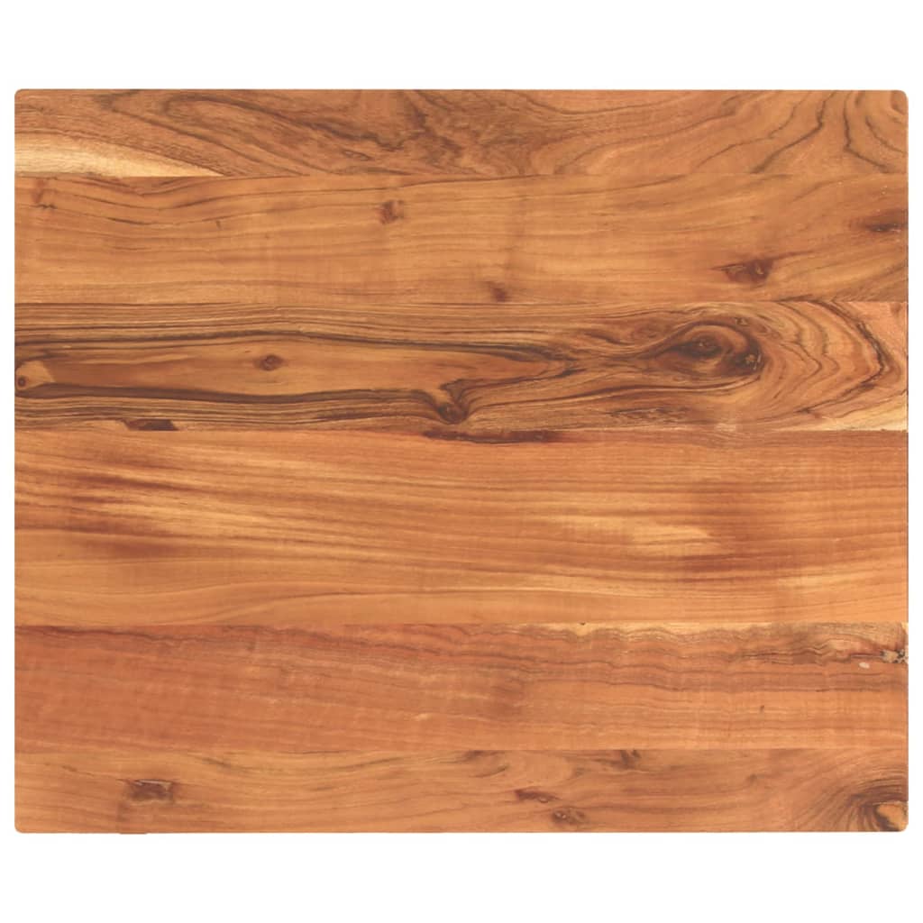 vidaXL Blat masă 60x50x2,5 cm lemn solid dreptunghiular de acacia