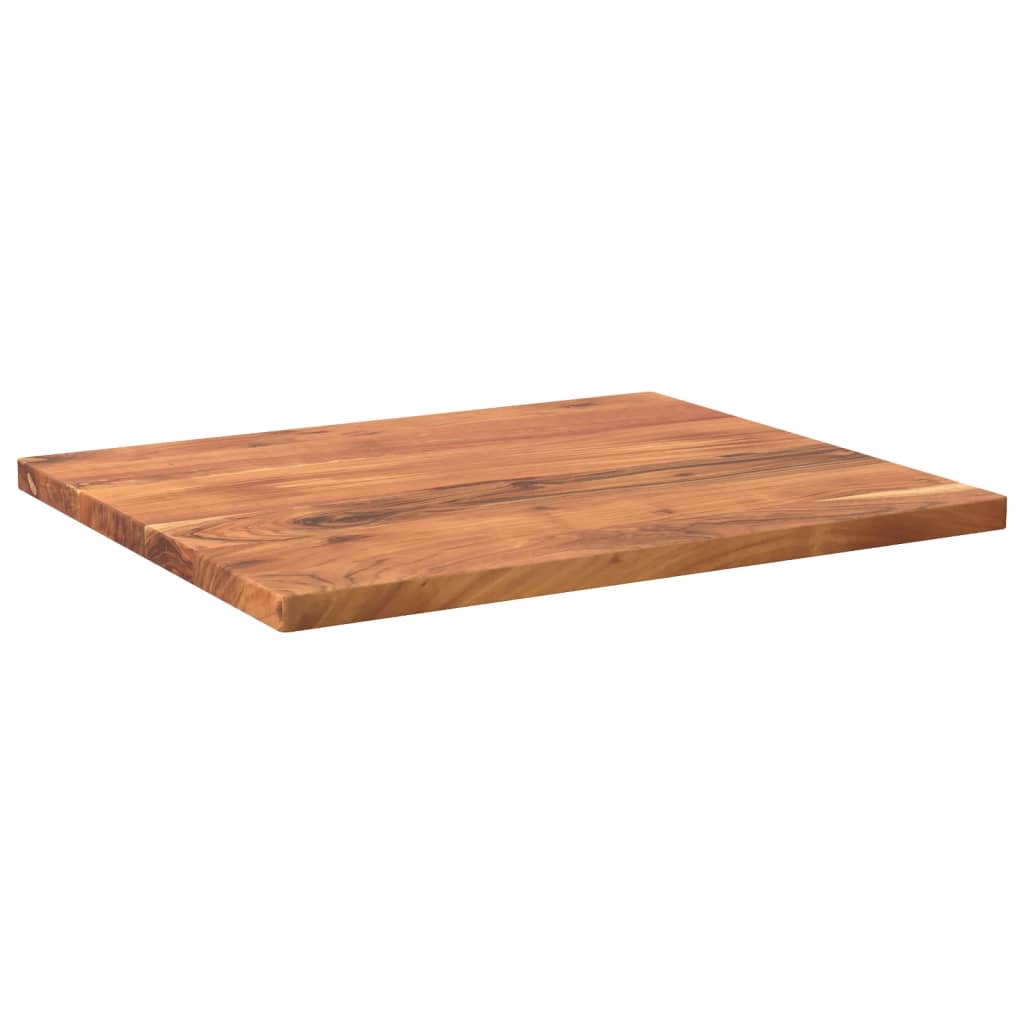 vidaXL Table Top 60x50x2.5 cm Rectangular Solid Wood Acacia