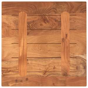 Stolní deska 60 x 60 x 2,5 cm čtvercová masivní akáciové dřevo - obrázek 5
