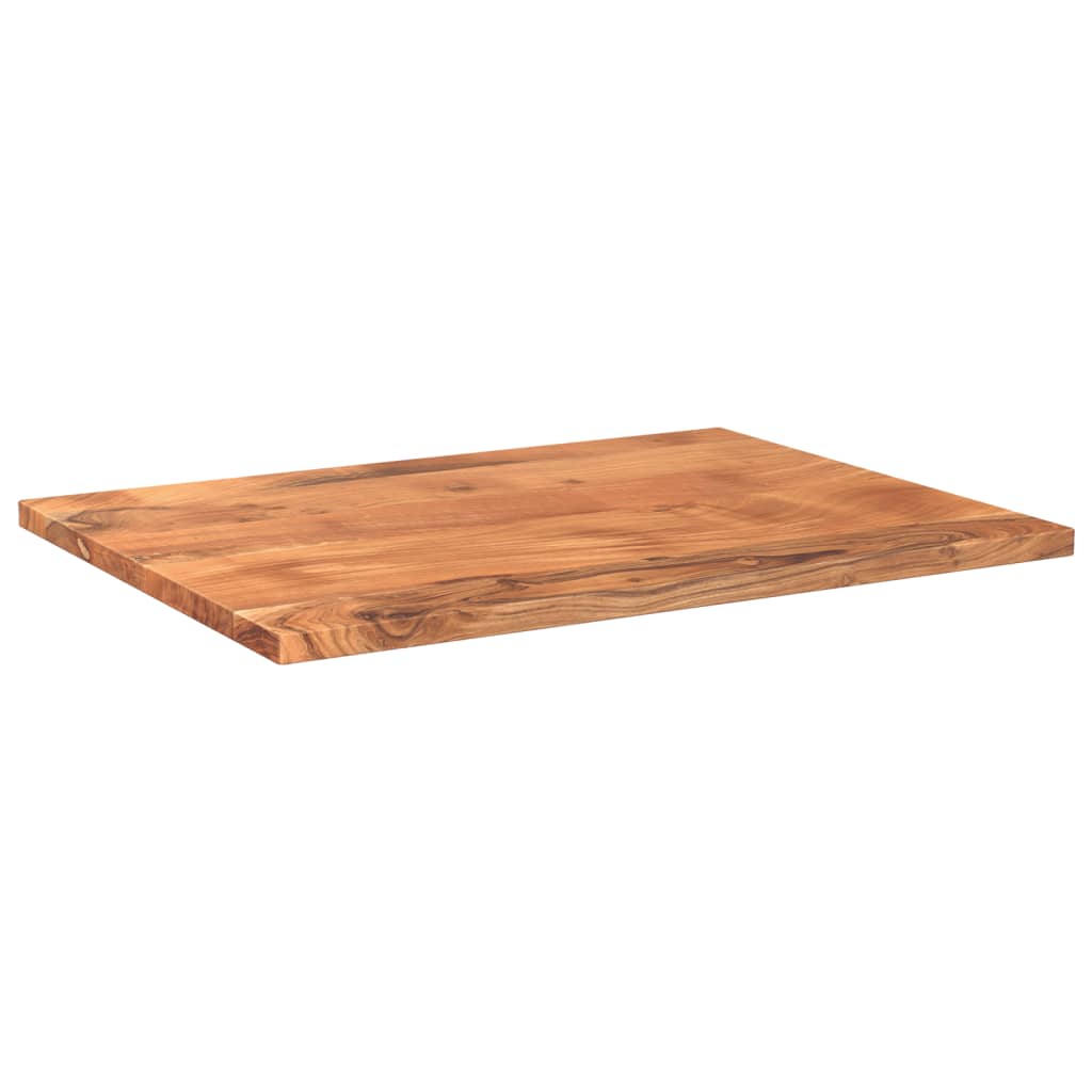 vidaXL Dessus de table 70x60x2,5 cm rectangulaire bois massif d'acacia