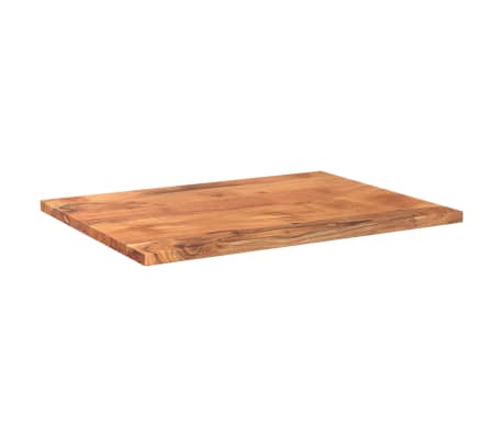 vidaXL Tischplatte 90x60x2,5 cm Rechteckig Massivholz Akazie