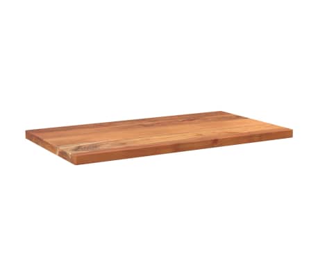 vidaXL Tablero de mesa rectangular madera maciza acacia 120x70x2,5 cm