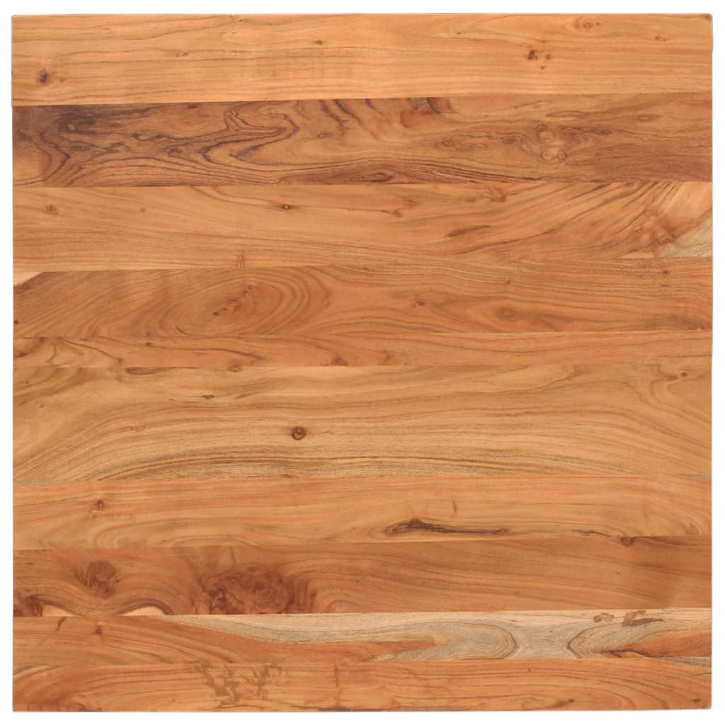 vidaXL Blat de masă, 90x90x2,5 cm, pătrat, lemn masiv de acacia