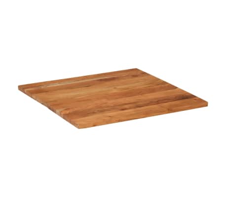vidaXL Piano per Tavolo 90x90x2,5 cm Quadrato Legno Massello di Acacia