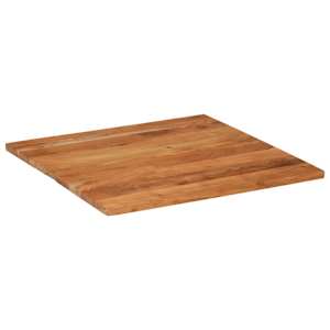 vidaXL Piano per Tavolo 90x90x2,5 cm Quadrato Legno Massello di Acacia