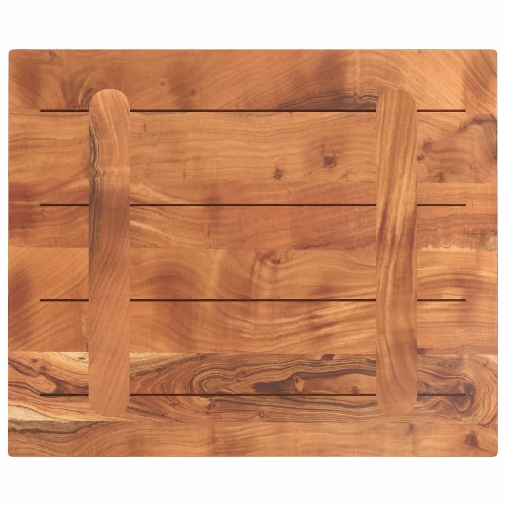 vidaXL Tafelblad rechthoekig 60x50x3,8 cm massief acaciahout bruin, foto 4