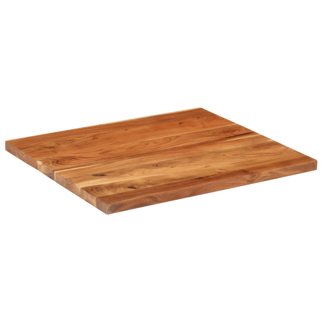 vidaXL Table Top 90x80x3.8 cm Rectangular Solid Wood Acacia