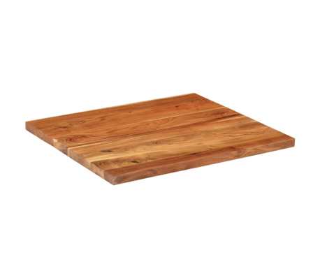 vidaXL Tischplatte 100x80x3,8 cm Rechteckig Massivholz Akazie