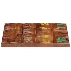Stolní deska 50x50x2,5 cm čtvercová masivní recyklované dřevo - obrázek 4
