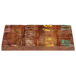 Stolní deska 60x60x1,5 cm čtvercová masivní recyklované dřevo - obrázek 4