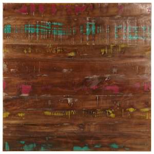 Mizna plošča 70x70x1,5 cm kvadratna trden predelan les