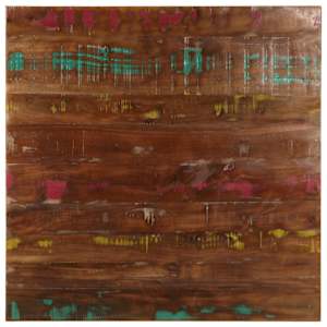 Mizna plošča 70x70x2,5 cm kvadratna trden predelan les