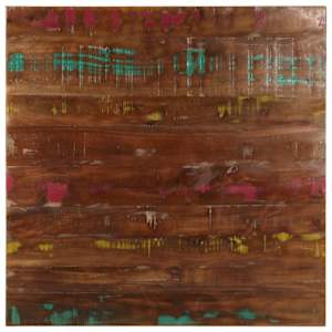 Mizna plošča 80x80x1,5 cm kvadratna trden predelan les