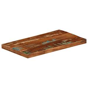 Stolní deska 40x20x3,8 cm obdélníková masivní recyklované dřevo - obrázek 2