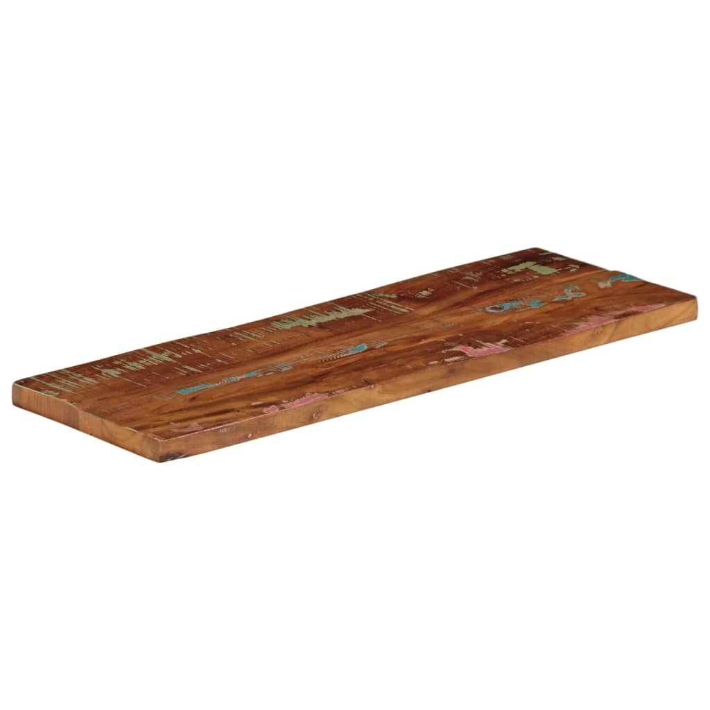 vidaXL Tafelblad rechthoekig 80x30x3,8 cm massief gerecycled hout bruin, foto 2