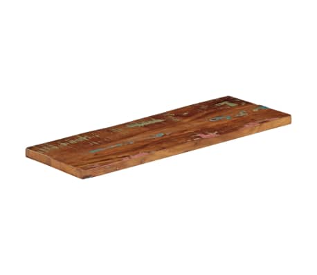vidaXL Piano Tavolo 70x40x3,8 cm Rettangolare in Massello di Recupero