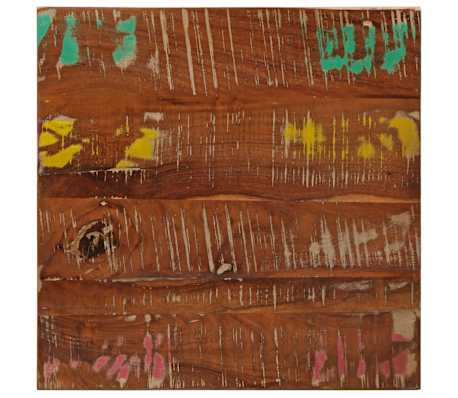 vidaXL Table Top 50x50x3.8 cm Square Solid Wood Reclaimed