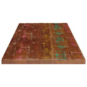 Stolní deska 100x50x3,8cm obdélníková masivní recyklované dřevo - obrázek 4