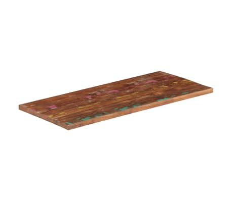 vidaXL Table Top 120x60x3.8 cm Rectangular Solid Wood Reclaimed