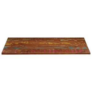 Stolní deska 140x60x3,8cm obdélníková masivní recyklované dřevo - obrázek 3