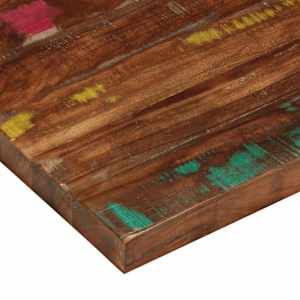 Stolní deska 80x80x3,8 cm čtvercová masivní recyklované dřevo - obrázek 6